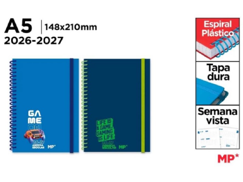 AGENDA MP 2026/27 15x21 A-5 TAPA DURA S/V AG267-06