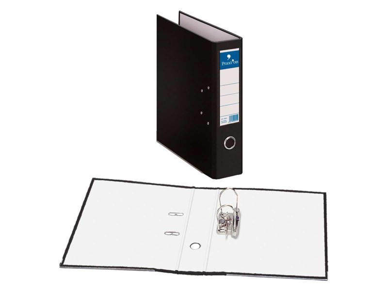 ARCHIVADOR AZ PRAXTON A4 COLOR ANCHO NEGRO /