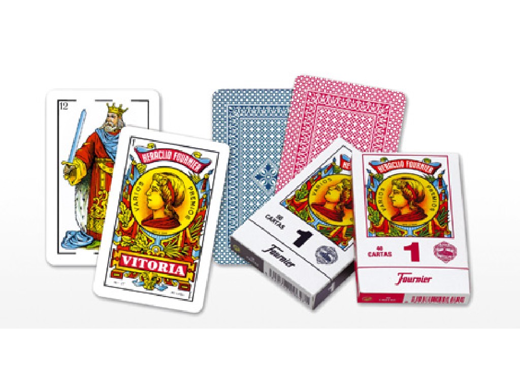 BARAJA ESPAÑOLA FOURNIER  1-40 CARTAS