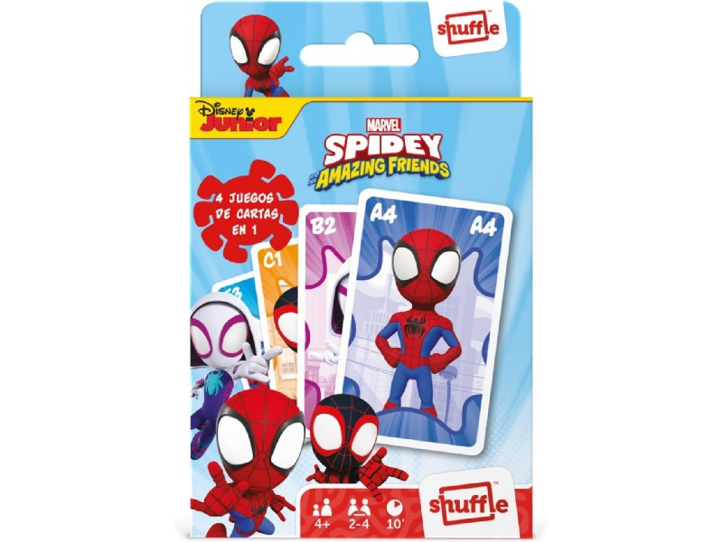 BARAJA INFANTIL 4 EN 1 SPIDEY DISNEY