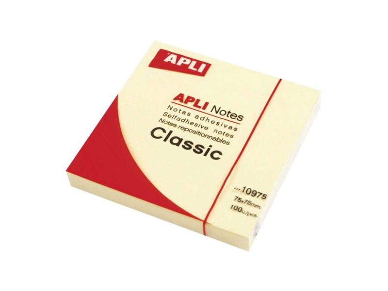 BLOC QUITA-PON APLI  75x75 100H AMARILLO 10975