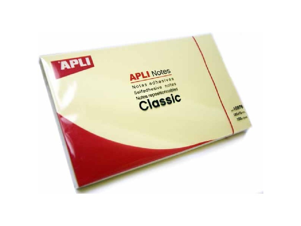 BLOC QUITA-PON APLI 125x75 100H AMARILLO 10976