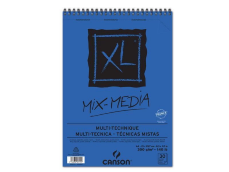 BLOC CANSON XL MIX-MEDIA A-4 200807215 300 GR.