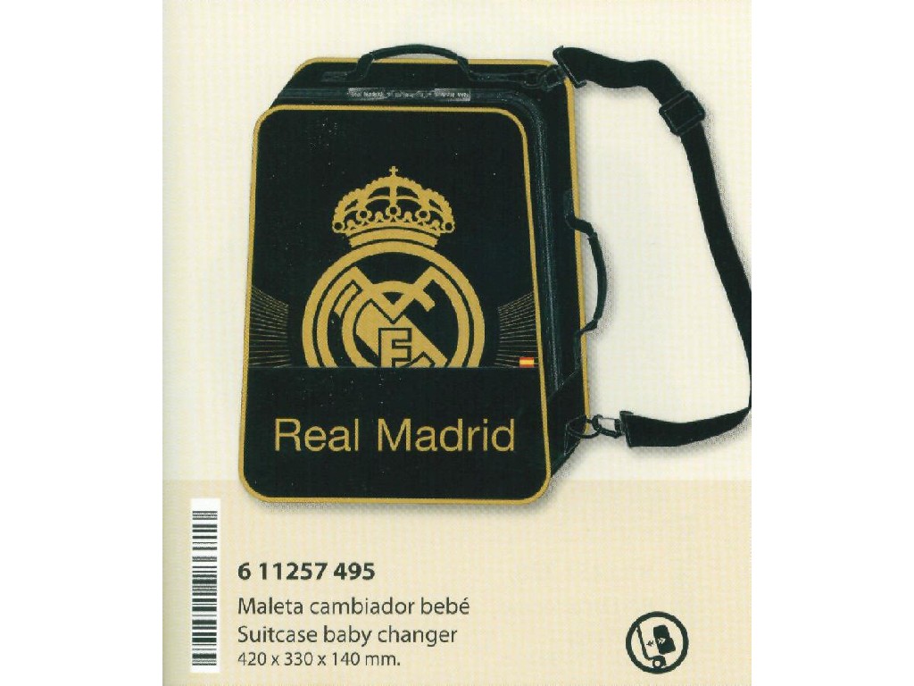 BOLSO VIAJE SAFTA 611257495 REAL MADRID GOLD