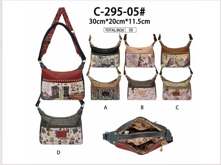 BOLSO SWEET&CANDY C29505 A-B-C-D BANDOLERA 30x20