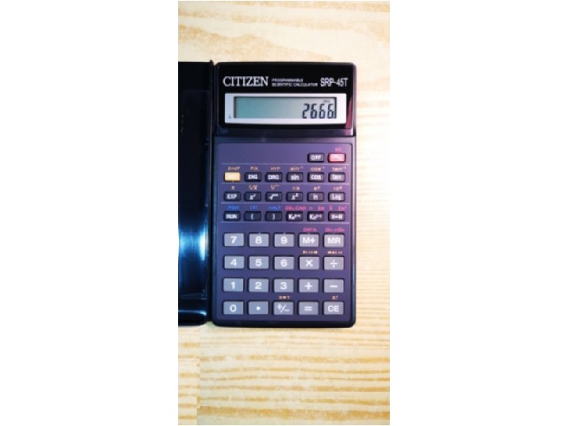 CALCULADORA CITIZEN SRP-45-T 54 FUNCIONES