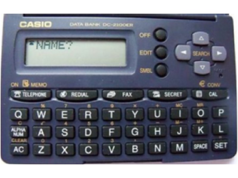 CALCULADORA CASIO DATABANK DC-2100-ERW