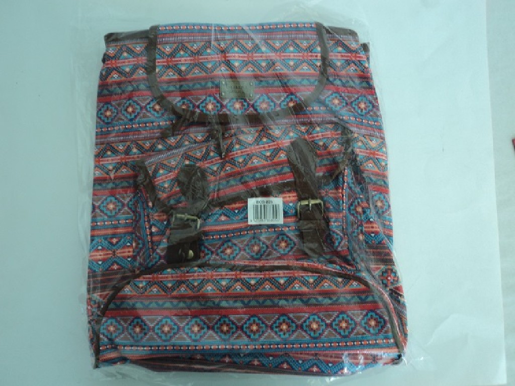 MOCHILA BENZI BOS005 MARRON ESTAMPADO