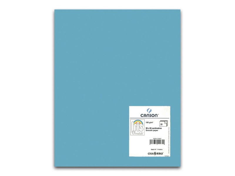 CARTULINA 50x65 AZUL CIELO PTE/25 200040232