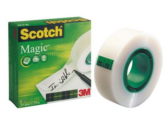 CINTA ADHESIVA INVISIBLE 33x19 3 M 810 SCOTCH MAG/
