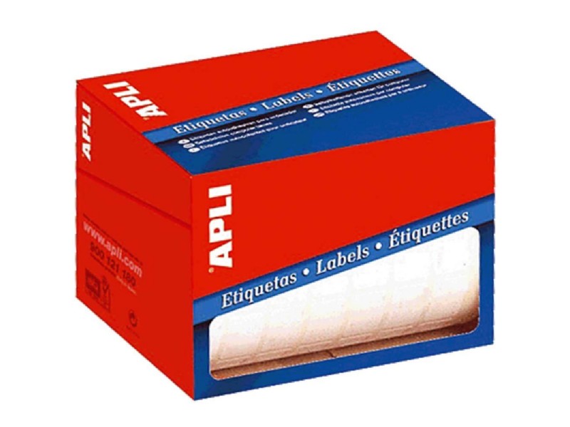 ETIQUETAS BOBINA LISAS APLI 13 X 40 C/2800 1681