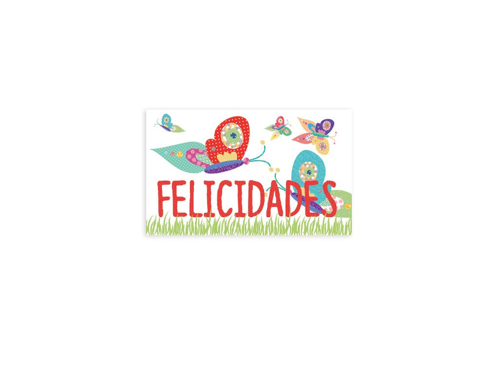 ETIQUETAS ARGUVAL FELICIDADES 38912 R/250 UNIDAD