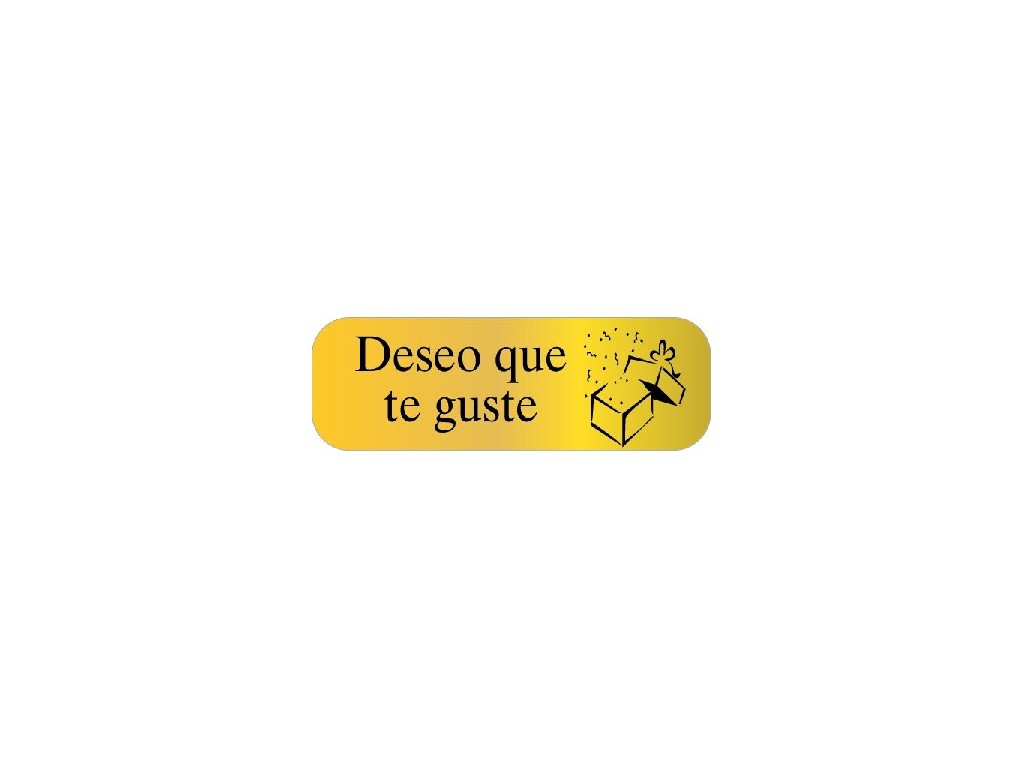 ETIQUETAS ARGUVAL DESEO GUSTE 41239 R/250 UNIDADES