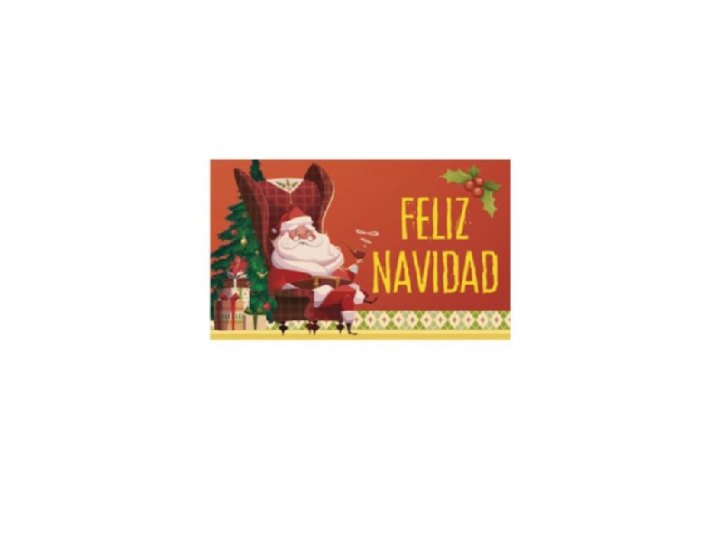 ETIQUETAS ARGUVAL FELIZ NAVIDAD 42517 R/250 UNIDAD