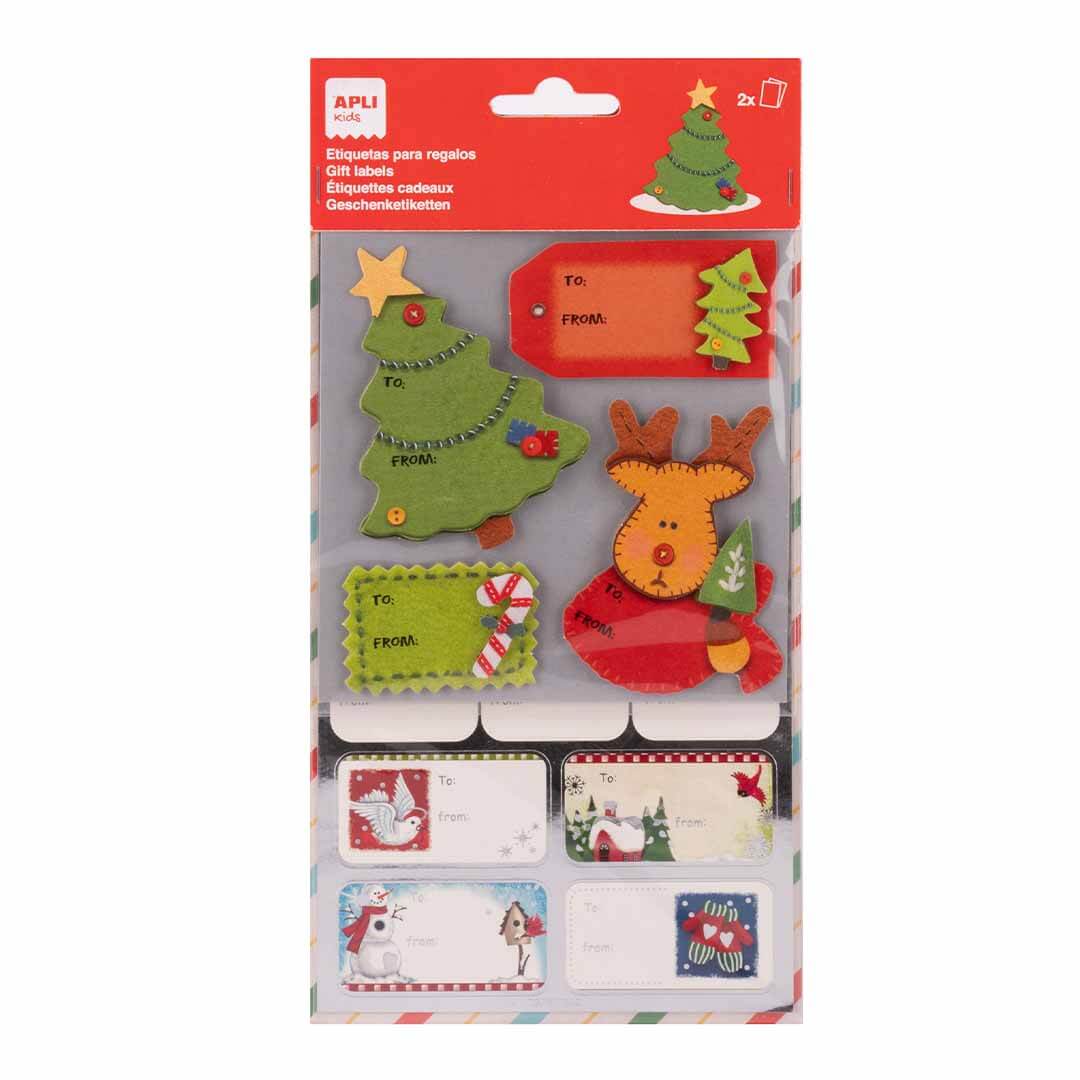 ETIQUETAS APLI NAVIDAD 20714 ARBOL