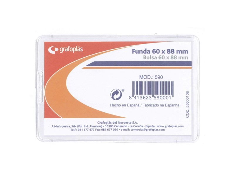 FUNDA CARNET N.I.F. 0,20 REF.5900000 C/25 UNIDADES