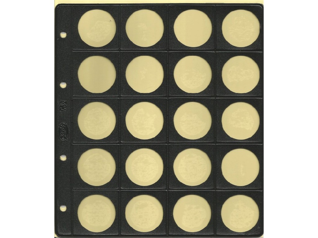 FUNDA MONEDAS 31 MM. 20-MONEDAS PARDO 752