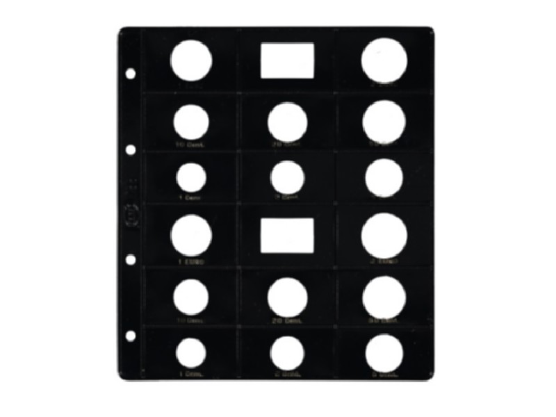FUNDA MONEDAS PARDO    755 TODAS MONEDAS EURO