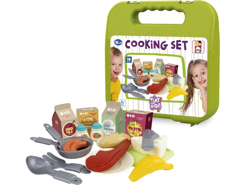 JUEGO CHICOS MALETIN PLAY&GO COOKING SET 87102