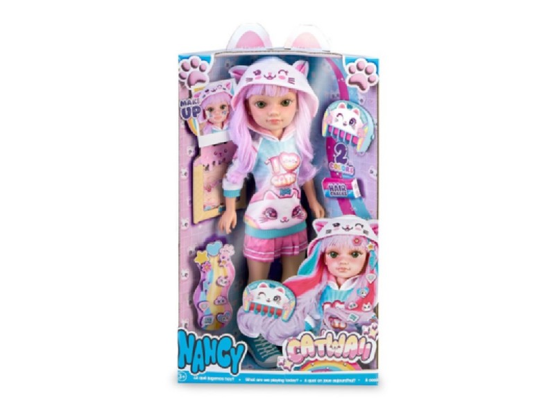 MUÑECA NANCY CATWAII VESTIDO GATOS NAC75000