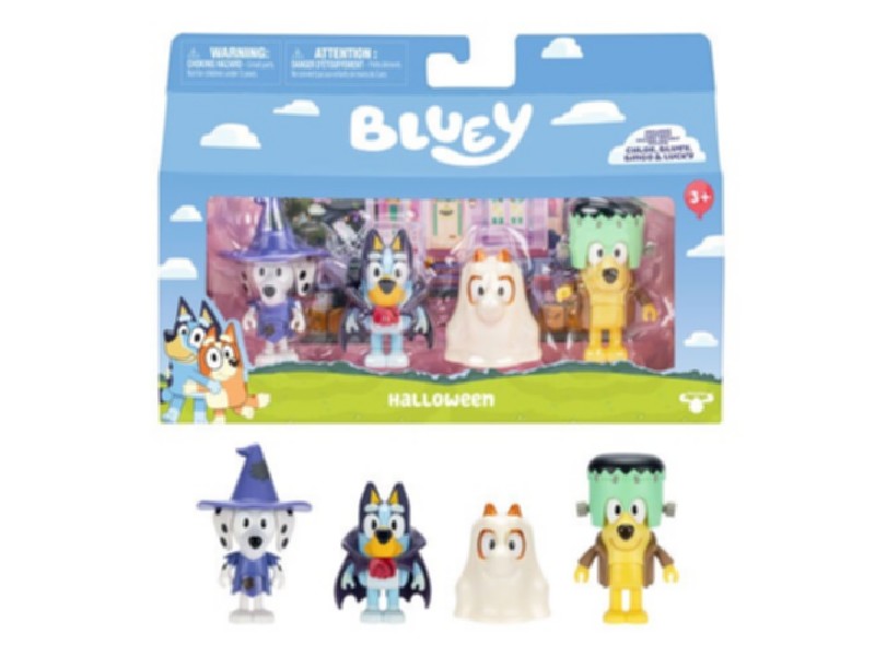 MUÑECO BLUEY PACK 4 FIGURAS 2 MODELOS BLYA0000