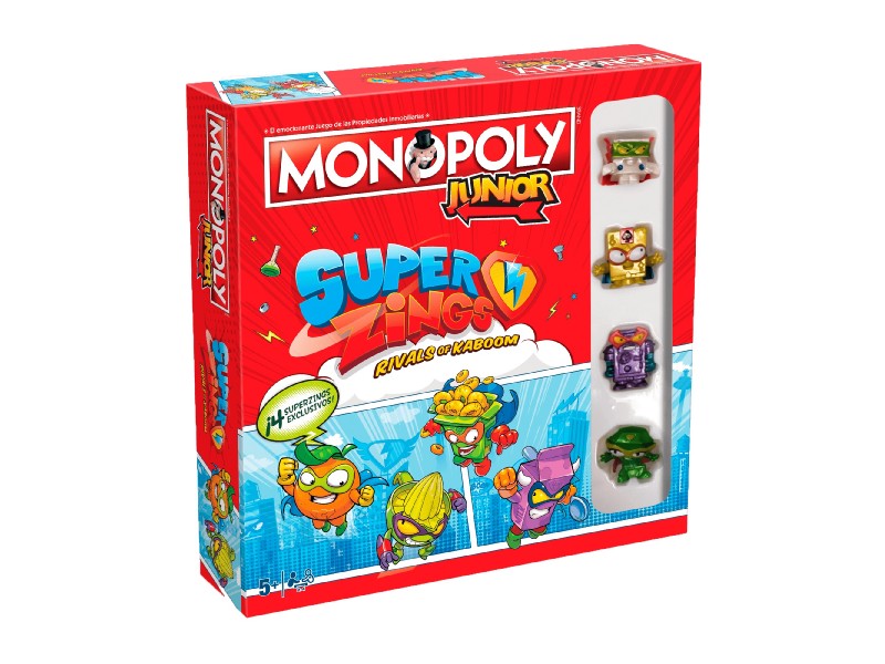 JUEGO ELEVE MONOPOLY SUPERZINGS JUNIOR 40563