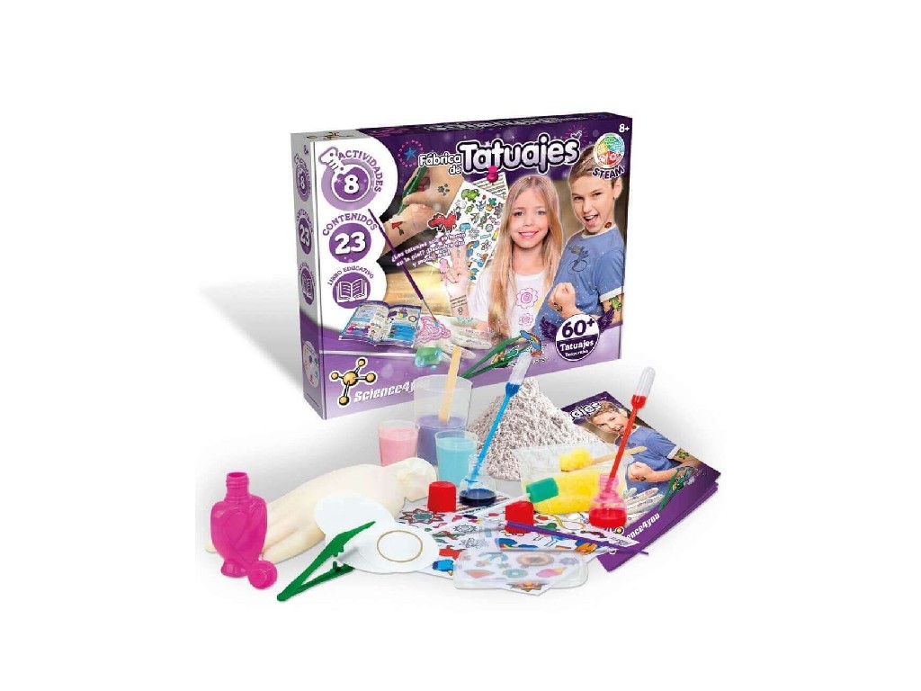 JUEGO SCIENCE FABRICA DE TATUAJES 615045