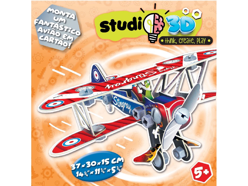 JUEGO EDUCA 19185 AVION STUDIO 3-D