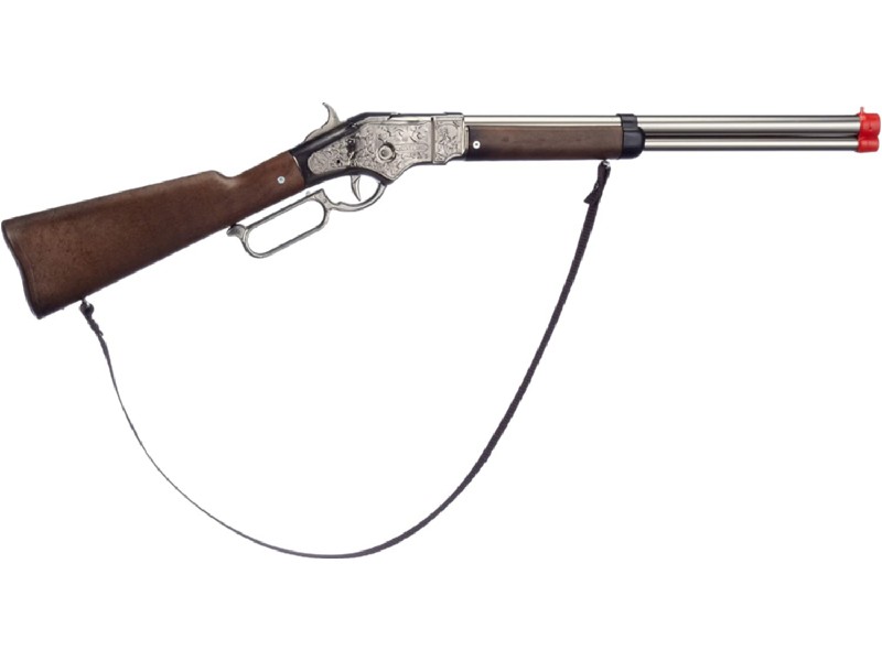 JUEGO GONHER RIFLE COWBOY 8 TIROS PLATA 99/0