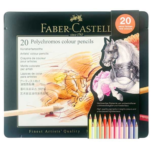LAPIZ FABER POLYCHROMOS METAL C/20 110020