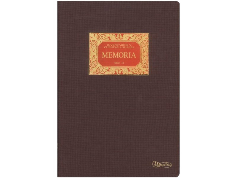 LIBRO GRANATE MR 5072 MEMORIAS