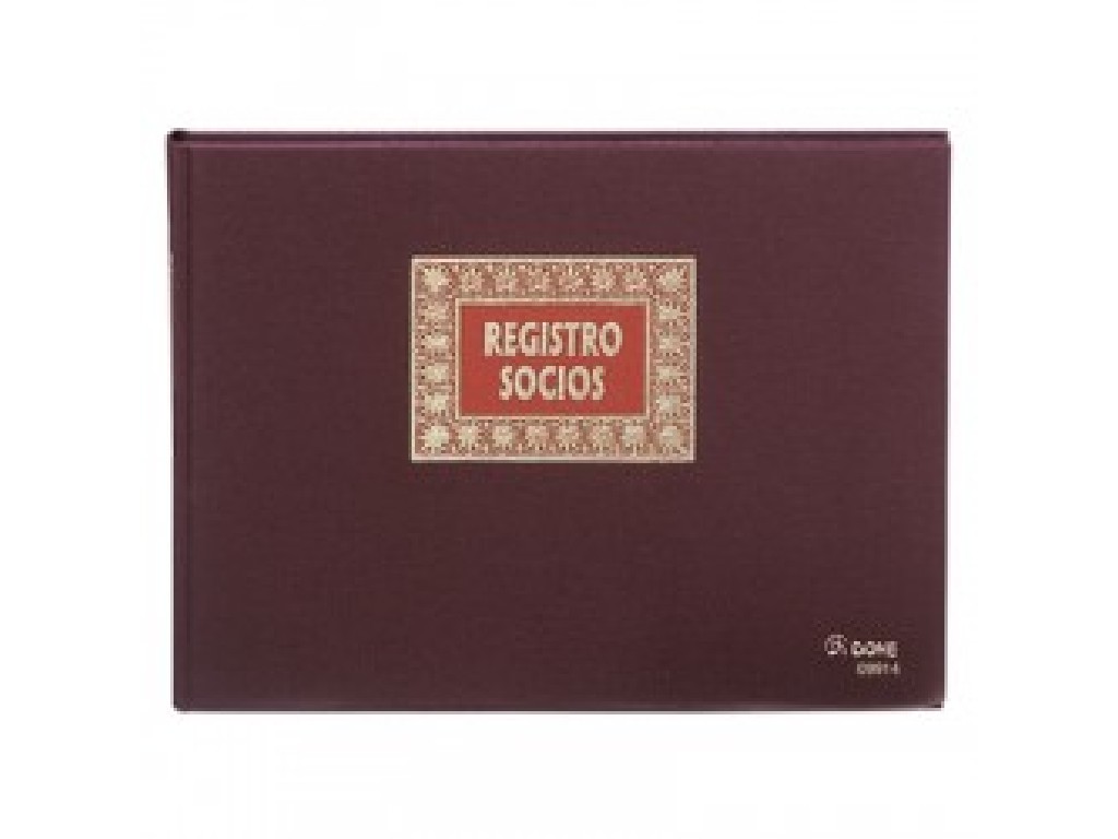 LIBRO GRANATE DOHE SOCIOS Fº APDO.  09914