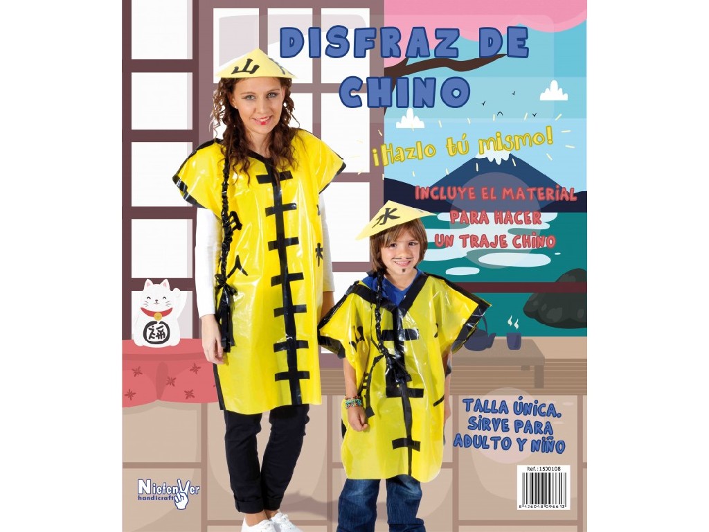 DISFRAZ BOLSA PLASTICO NIEFENVER CHINO 1500108