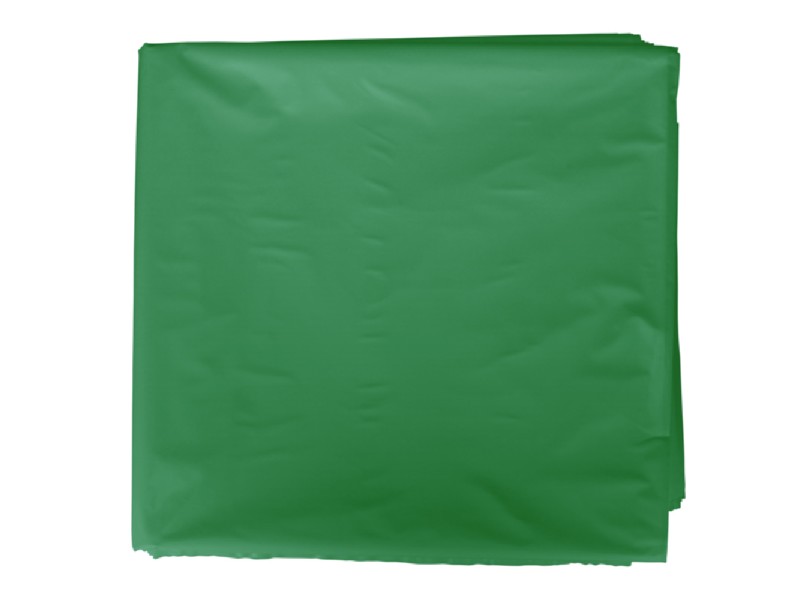 BOLSA PLASTICO DISFRAZ 56x70 PTE/25 VERDE OSCURO