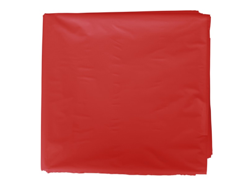 BOLSA PLASTICO DISFRAZ 56x70 PTE/25 ROJO