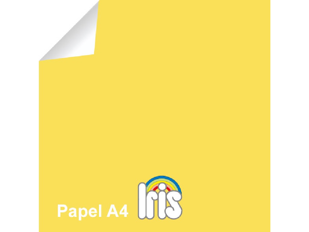 PAPEL 80 GR. A-4 100-H GUARRO AMARILLO GUALDA