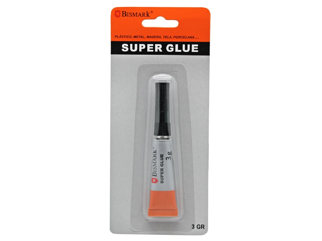 PEGAMENTO BISMARK SUPER GLUE 3 GRAMOS