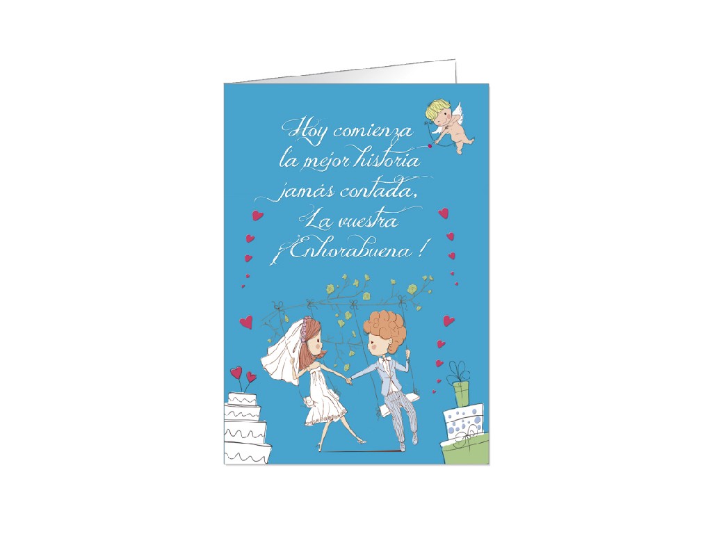 POSTAL ARGUVAL BODA MAXI 41229 34x49 CM