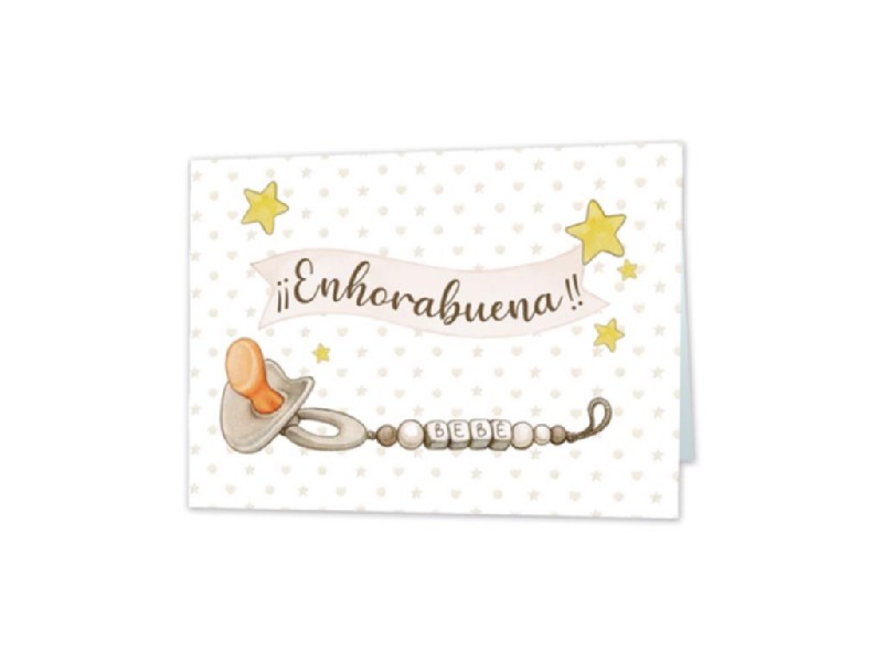 POSTAL ARGUVAL ENHORABUENA BEBE 47646 UNIDAD