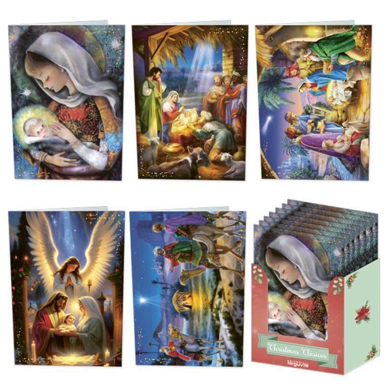 CHRISTMA ARGUVAL 49289 CLASICOS ORO NACIMIENT C/50