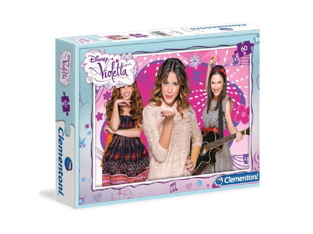 PUZZLE CLEMENTONI    60 PIEZAS VIOLETTA 08405