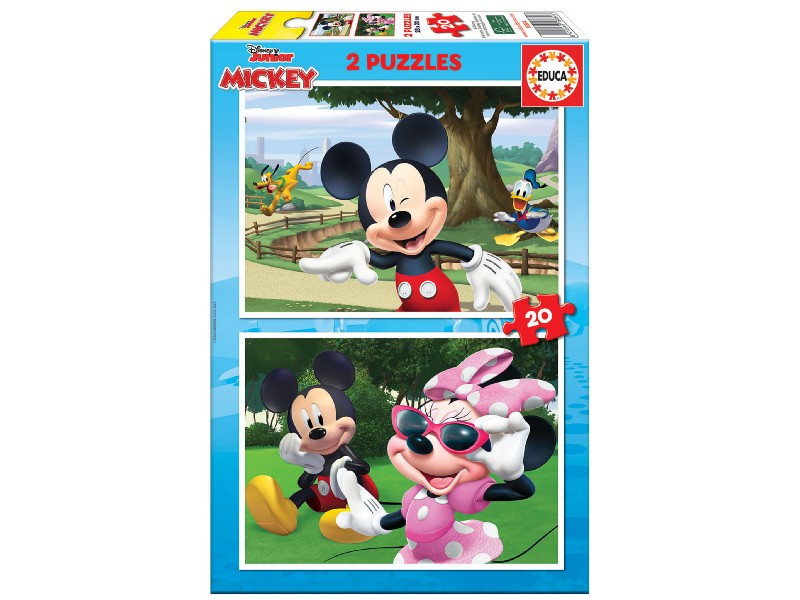 PUZZLE EDUCA   20x2 PIEZAS 18884 MICKEY & FRIENDS