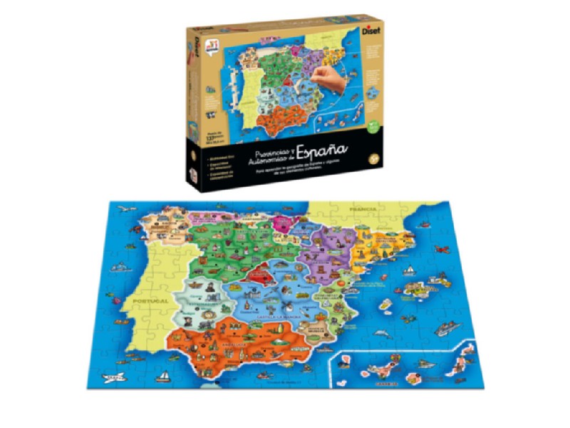 PUZZLE DISET 137 PIEZAS PROVINCIAS DE ESPAÑA 68942