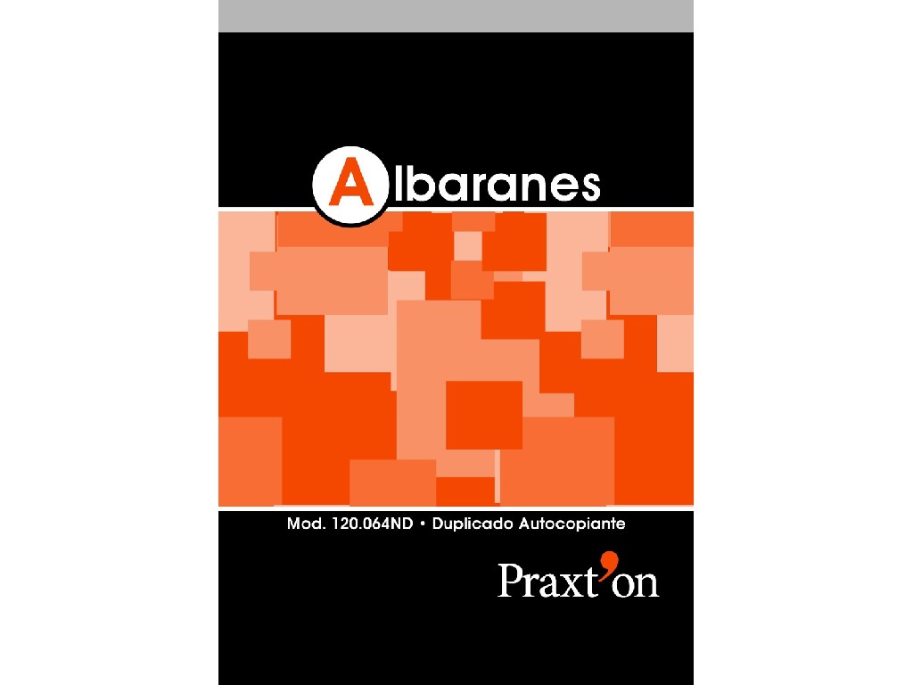 TALONARIO PRAXTON ALBARAN 4º NAT.DUPLICAD 120064ND