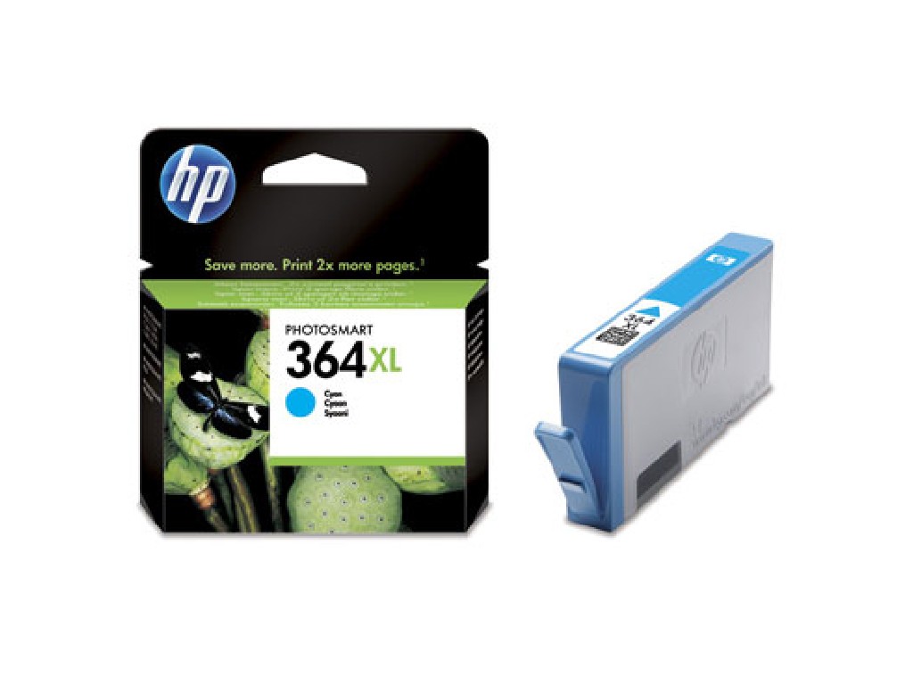 TINTA IMPRE. H.P. CB323EE = 364XL CYAN 750 PAGINAS