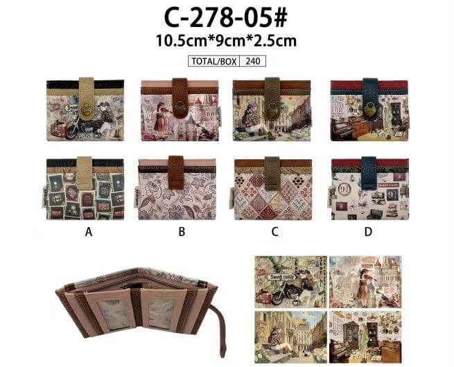 NVA MONEDERO SWEET&CANDY C27805 A-B-C-D 10,5x9 CM