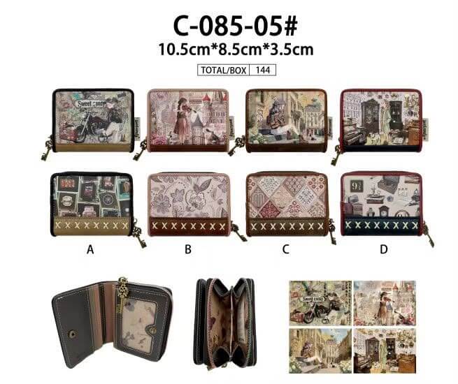 NVA MONEDERO SWEET&CANDY C08505 A-B-C-D 10,5x8,5 