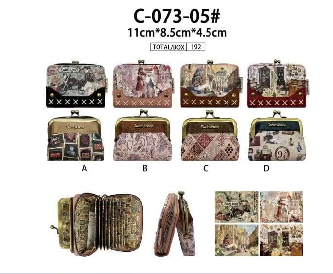 NVA MONEDERO SWEET&CANDY C07305 A-B-C-D 11 x 8,5 