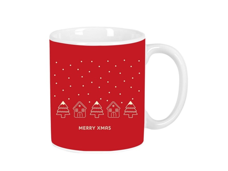 TAZA SAFTA 342505914 CASITAS MERRY XMAS GRANDE