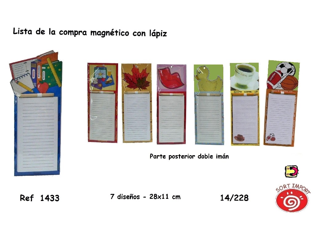 NFAC BLOC MAGNETICO CON LAPIZ 1433